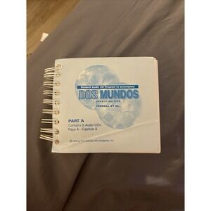 Student Audio CD Program Part A Dos mundos 4th Addition 8 Audio CD's Terrell